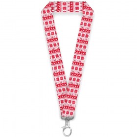 Lanyard personalizat traditional rosu